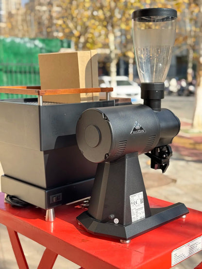 La Marzocco Linea Mini + EK43S Grinder – Black Custom Wood Edition